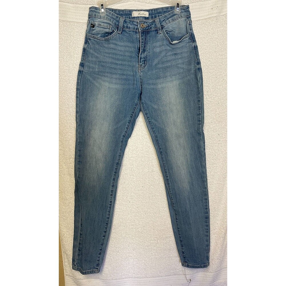 Kancan Jeans Womens 29 Mid Rise Skinny Style 7085CHLHR Cut 35349